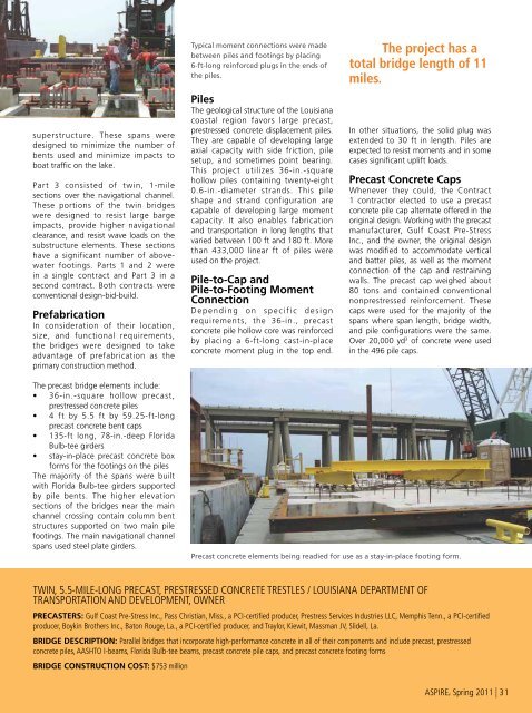 ASPIRE Spring 11 - Aspire - The Concrete Bridge Magazine