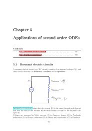 Chapter 5 Applications of second-order ODEs