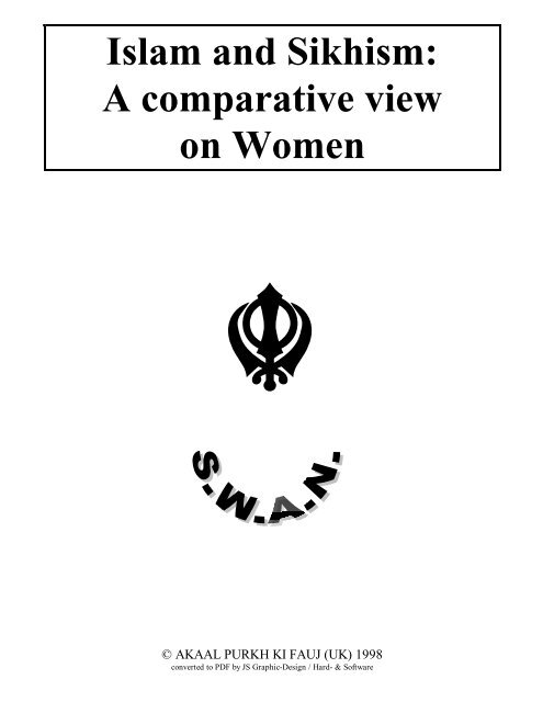 Islam & Sikhi - Women - Raj Karega Khalsa Network