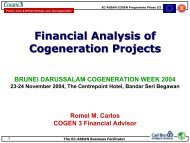 Financial Analysis of Cogeneration Projects Financial ... - cogen 3