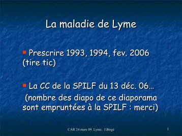 Maladie de Lyme - ammppu