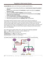 Regulation of the Immune System - TMedWeb