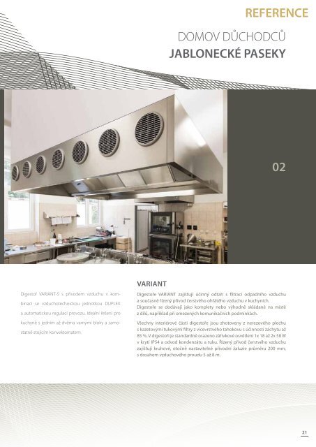 Referenční katalog větrání kuchyní - ATREA sro
