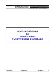 procedure generale de notification d'un evenement indesirable