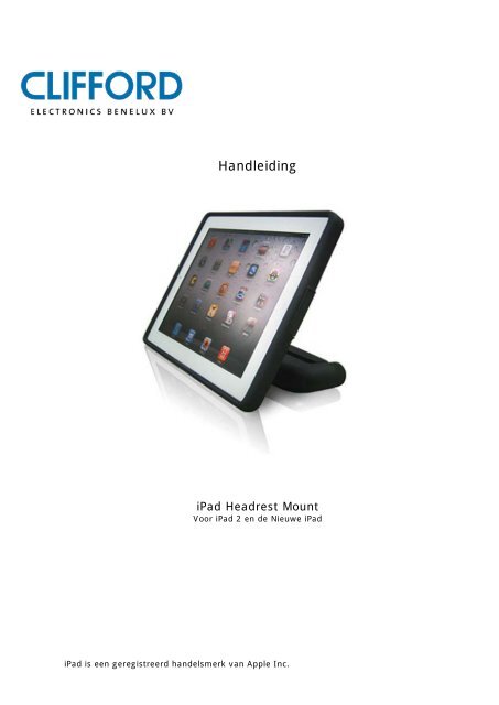 Handleiding - CLIFFORD Electronics Benelux