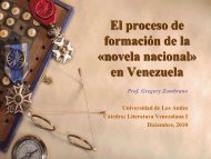 Literatura Venezolana I