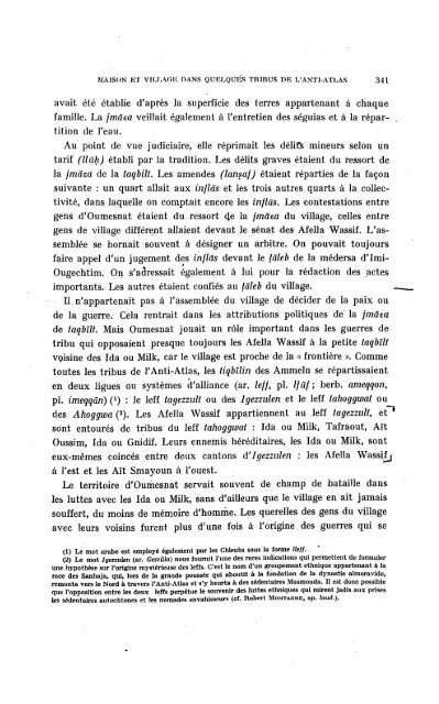 ARCHIVES BERBÃRES et BULLETIN DE L'INSTITUT DES HAUTES ...