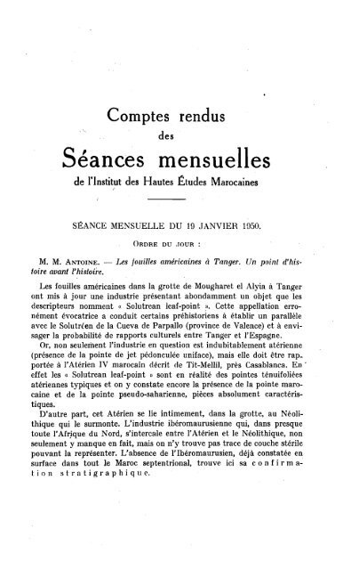 ARCHIVES BERBÃRES et BULLETIN DE L'INSTITUT DES HAUTES ...