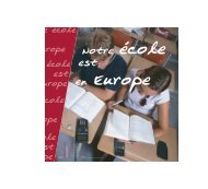 Notre école est - Agence Europe-Education-Formation France