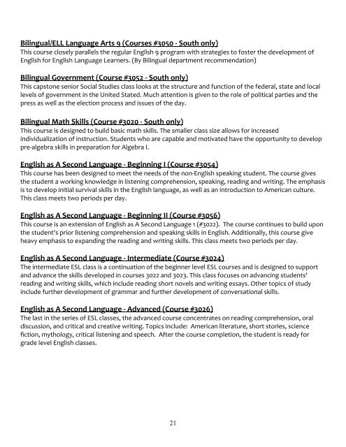 School District of Waukesha High School Course Selection Guide ...