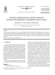 Iteratively regularized Gauss–Newton method for bound ... - SAT