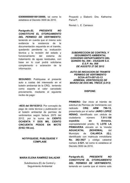 Boletín Ambiental Marzo 2013 - Corporación Autónoma Regional ...