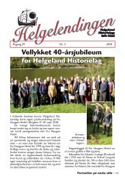 Helgelendingen nr 3 2010 - Helgeland Historielag