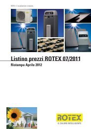 Listino Rotex - Convienesempre