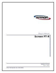 Screen FT-R - Xitron