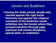 Jainism and Buddhism