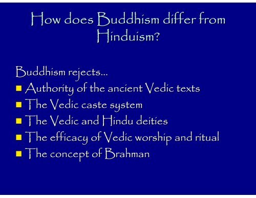 Jainism and Buddhism