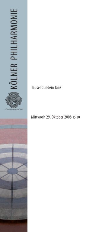 Download PDF - Kölner Philharmonie