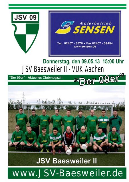 âDer 09erâ - JSV Baesweiler 09