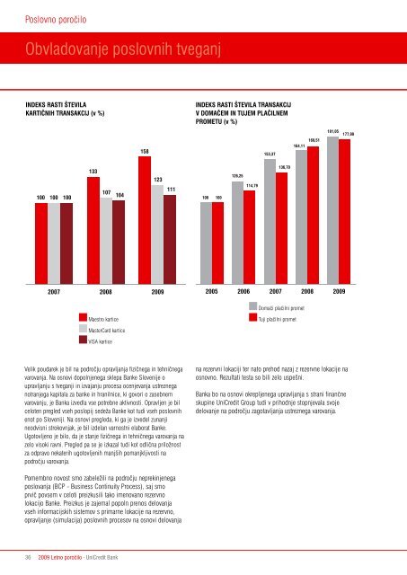 Letno poroÄilo 2009.pdf - UniCredit Banka Slovenija dd