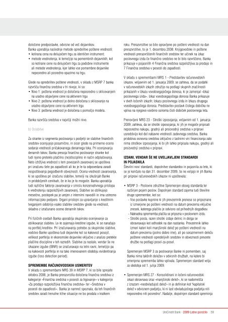Letno poroÄilo 2009.pdf - UniCredit Banka Slovenija dd