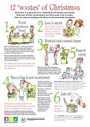 12 wastes of Christmas fact sheet - Zero Waste SA - SA.Gov.au