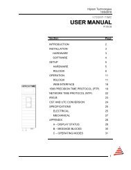 1756hp-time user manual v1.00.02 - Hiprom