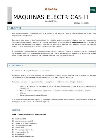 MÃQUINAS ELÃCTRICAS II - Departamento de IngenierÃ­a ElÃ©ctrica ...