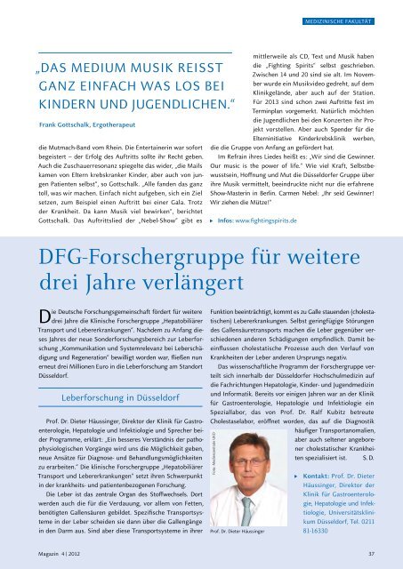 4. Alumni-Newsletter der Medizinischen FakultÃ¤t