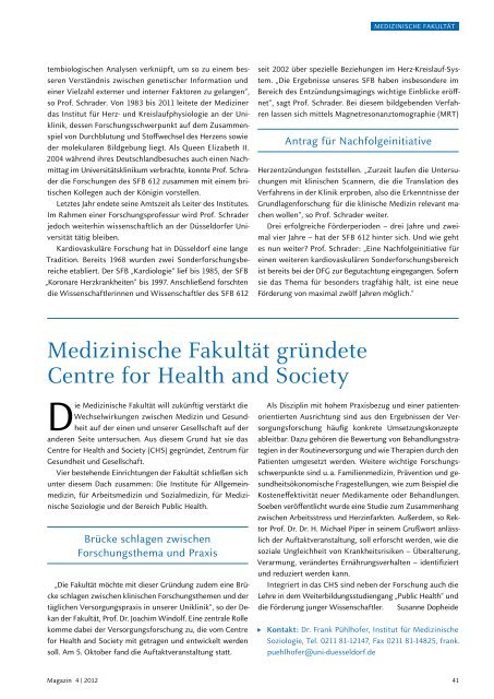 4. Alumni-Newsletter der Medizinischen FakultÃ¤t