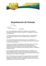 Regulamento da NataÃ§Ã£o - AMB