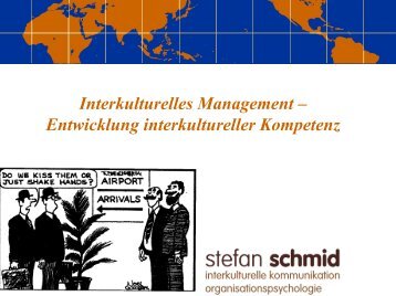 Was ist Kultur? - Stefan Schmid | Interkulturelle Kommunikation