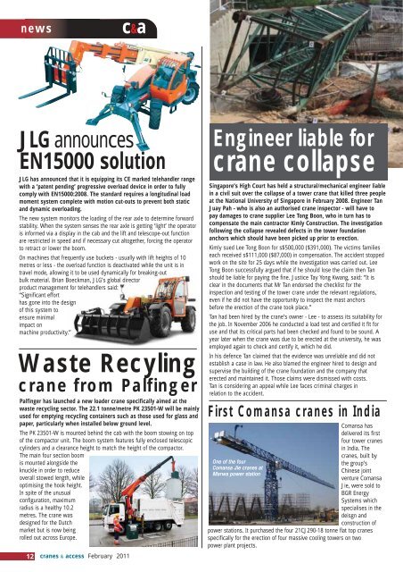 Boom lifts All Terrain cranes Batteries Conexpo guide