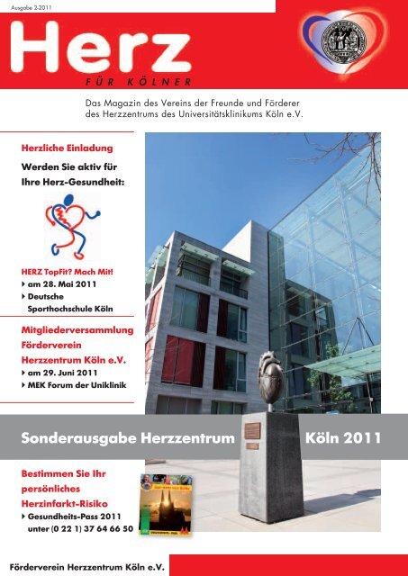 Sonderausgabe Herzzentrum Köln 2011 - Herzzentrum Uniklinik ...