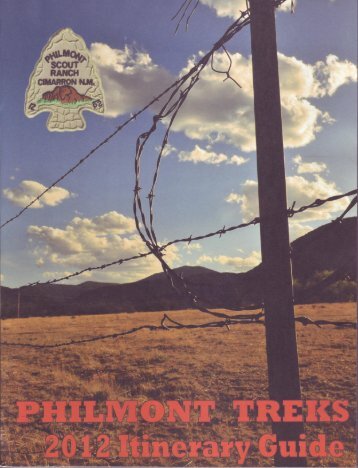 2012 Itinerary Guide - Philmont Document Archives