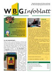 Infoblatt - WBG Wohnungsbaugesellschaft GÃ¶rlitz mbH