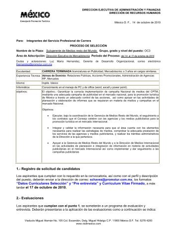 1.- Registro de solicitud de candidatos âDatos Curriculares ... - CPTM