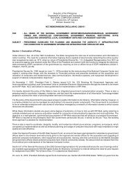 ncc memorandum circular no. 2000-01 for - National Computer Center