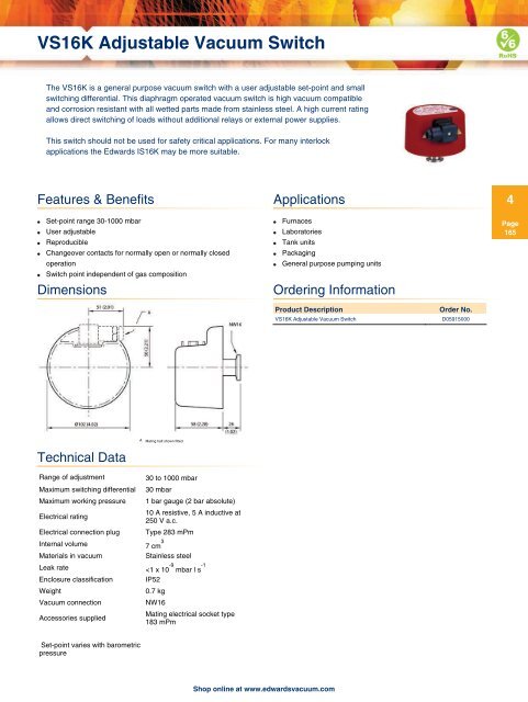 Vacuum Catalogue - Edwards