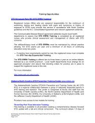STD Program Manual - Training Opportunities - Epi - NC.gov