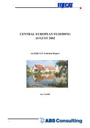 CENTRAL EUROPEAN FLOODING AUGUST 2002 - ABS Consulting