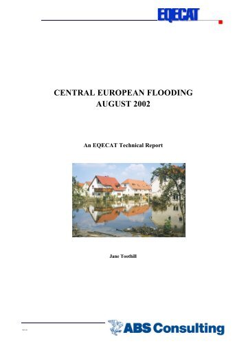 CENTRAL EUROPEAN FLOODING AUGUST 2002 - ABS Consulting