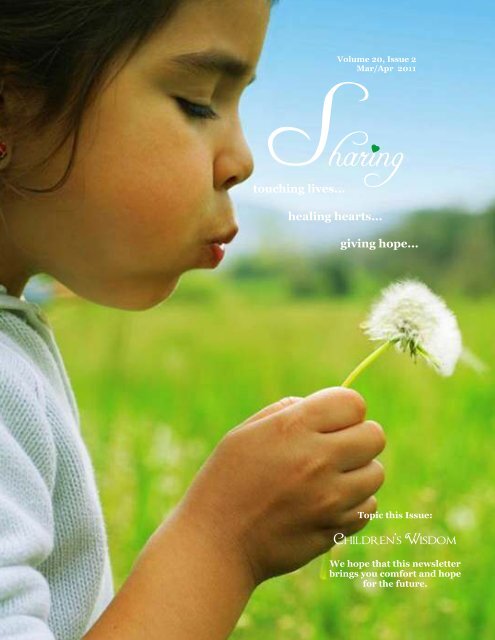 March/April - Children's Wisdom - Share Pregnancy & Infant Loss ...