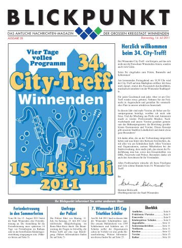 Blickpunkt Ausgabe 28-2011.pdf - Stadt Winnenden