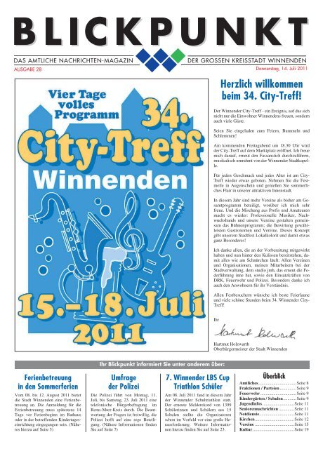 Blickpunkt Ausgabe 28 2011 Pdf Stadt Winnenden