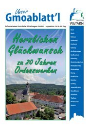 Gmoablatt'l - Gemeinde Weyarn