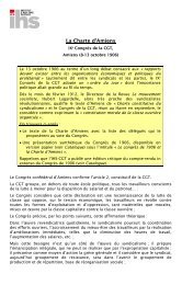 La Charte d'Amiens - Institut d'Histoire Sociale CGT