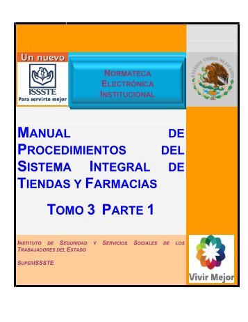 manual de procedimientos del sistema integral de tiendas y ...