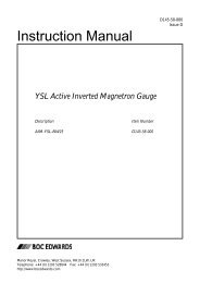 YSL Active Inverted Magnetron Gauge - Edwards