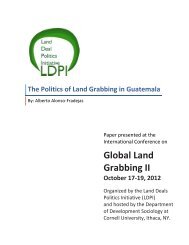 The Politics of Land Grabbing in Guatemala - Contested Global ...